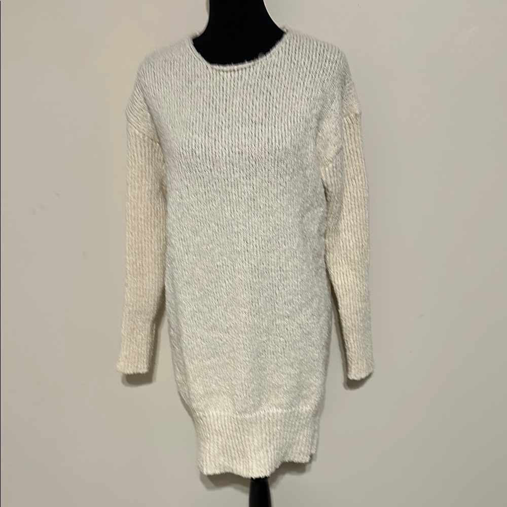 SHEIN ivory sweater dress